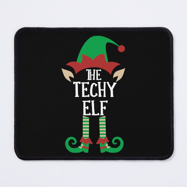 Item preview, The Techy Elf Funny Christmas Design designed and sold by PNGShop.