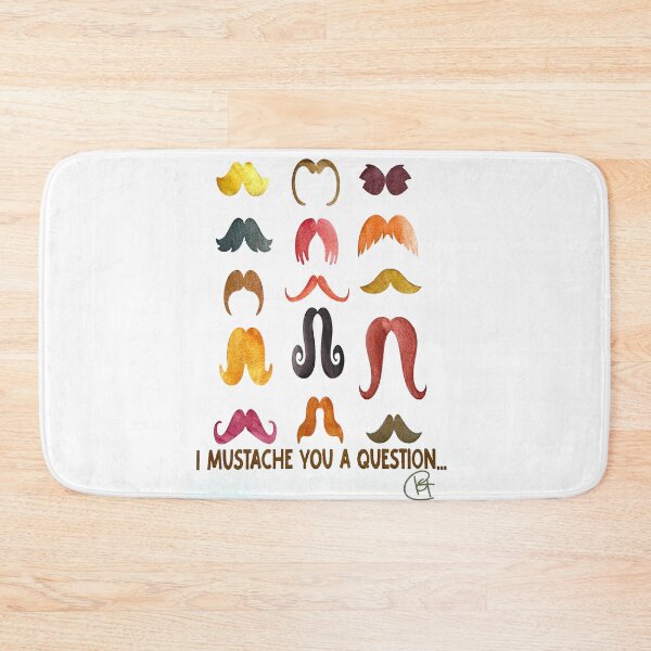 Item preview, I Mustache You A Question Salon Art designed and sold by Kalli Taub Art.
