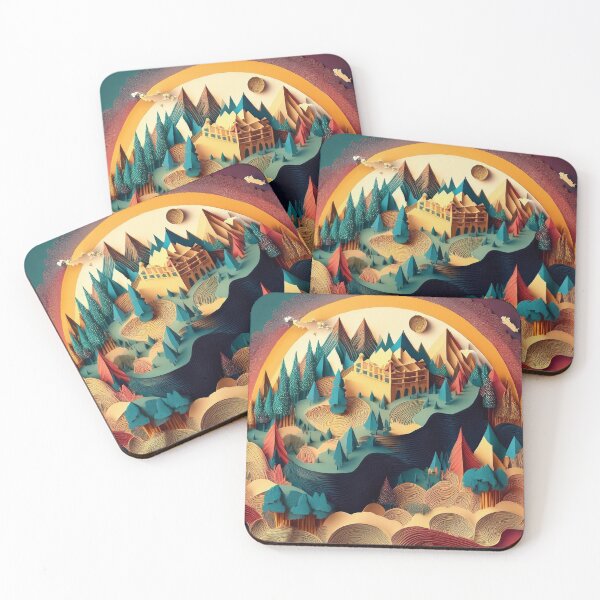Item preview, illustrated landscape designed and sold by ricardomartt.