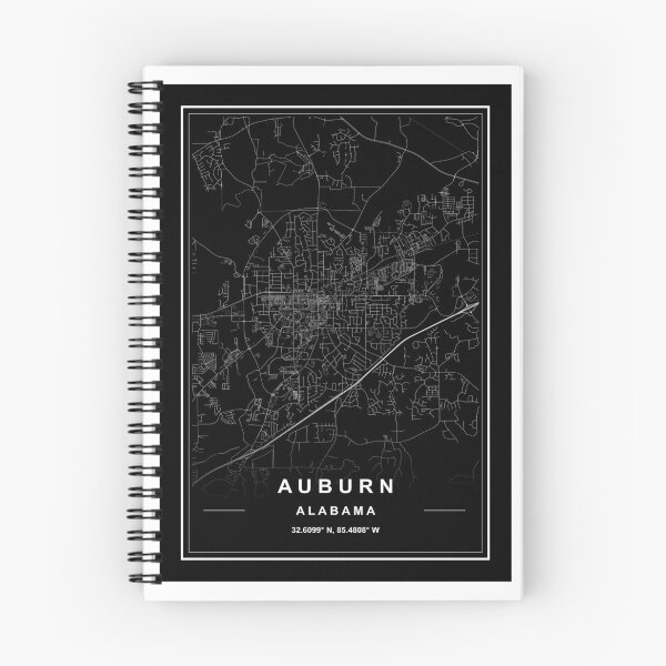 Item preview, Auburn City Map designed and sold by SHAMPAIN-ART-CO.