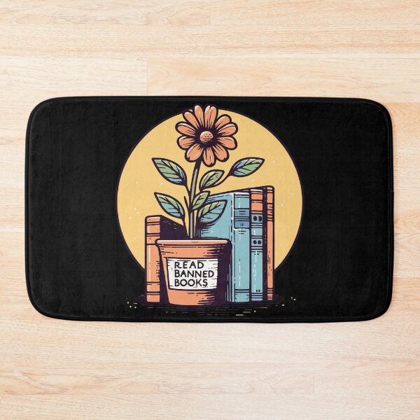 Item preview, Read Banned Books Pot Flower designed and sold by TomFrontierArt.