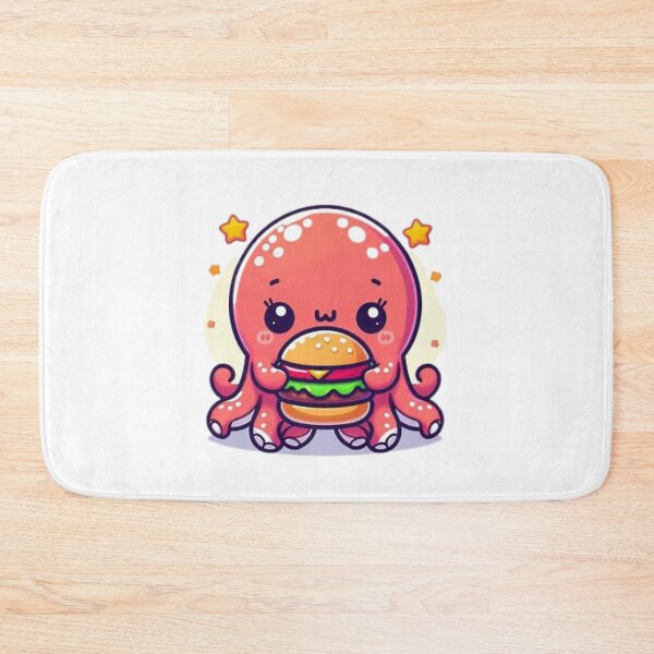 Item preview, octopus eating burger designed and sold by Eternalski.