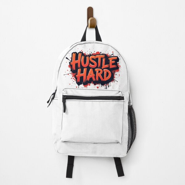 Item preview, Hustle Hard - Motivational Graffiti Street Art designed and sold by funartegy.