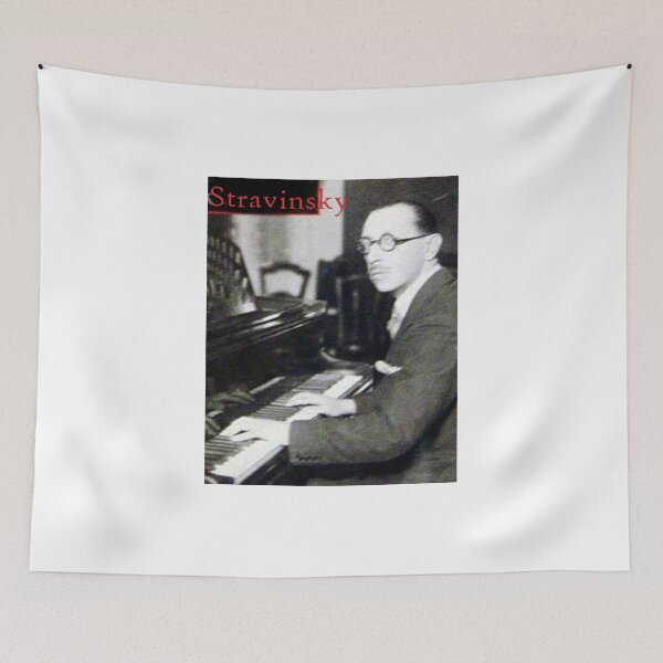 Item preview, Igor Stravinsky, Stravinsky, Compositor, Avant Garde, Piano, Retrato, joven, gafas designed and sold by Vintaged.