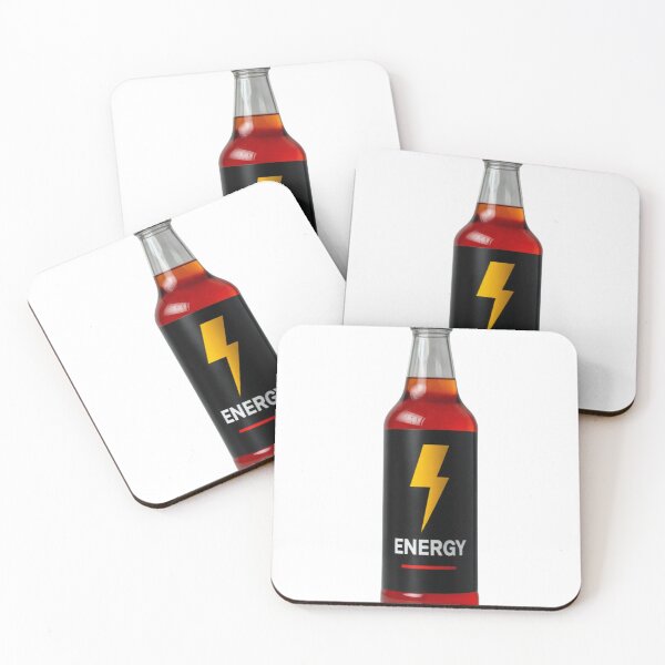Item preview, bottle red energy drink designed and sold by Creative88Art.