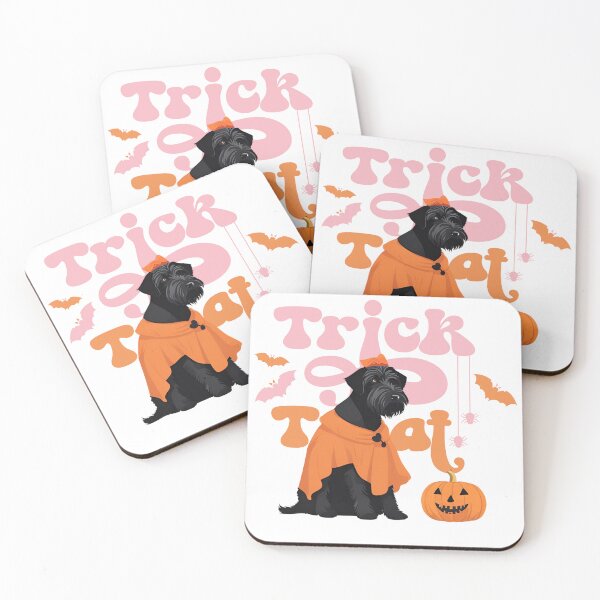 Item preview, Trick or Treat: Black Russian Terrier in Halloween Costume designed and sold by GoodyPaws.