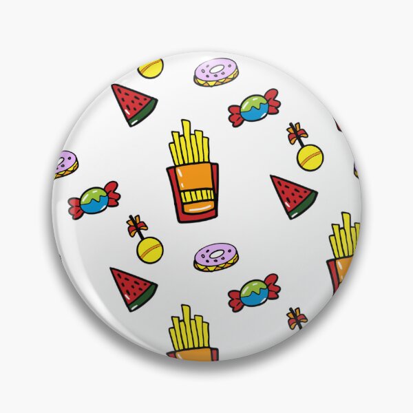 Item preview, Fancy snack and sweet food design print designed and sold by Ryslissa.