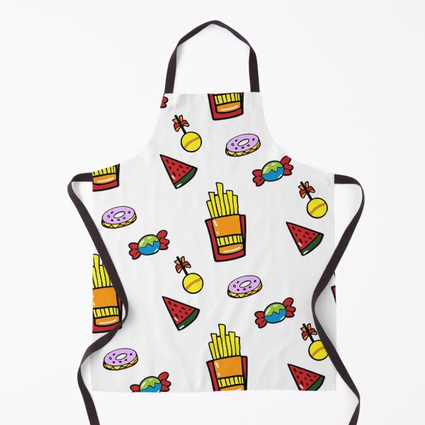 Item preview, Fancy snack and sweet food design print designed and sold by Ryslissa.