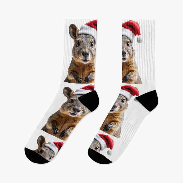 Item preview, Funny Quokka Wearing Christmas Hat designed and sold by LazyOwlStore.