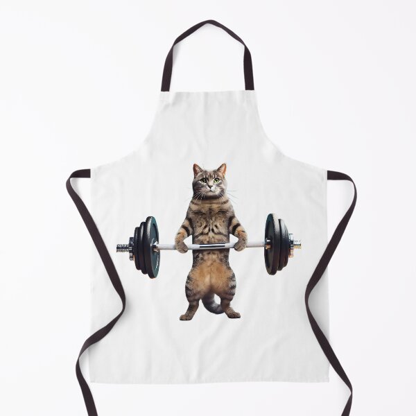 Item preview, Strong Cat Lifting Weights - Funny Gym Workout Motivational Design designed and sold by Rudycen.