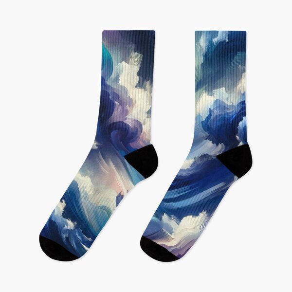 Item preview, Waves in Blues and Purples designed and sold by Trac-Fusion.