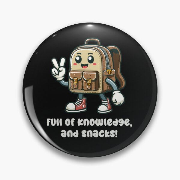Item preview, Full of Knowledge, and Snacks! Funny Quote Back to School  designed and sold by stylishdzign.