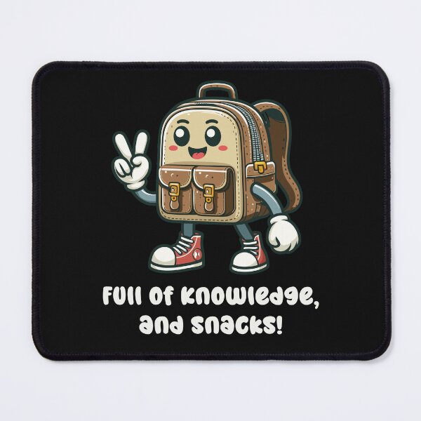Item preview, Full of Knowledge, and Snacks! Funny Quote Back to School  designed and sold by stylishdzign.