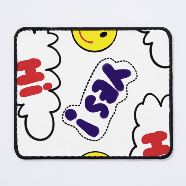 Item preview, Say Hi say Yes smile emoji print designed and sold by Ryslissa.