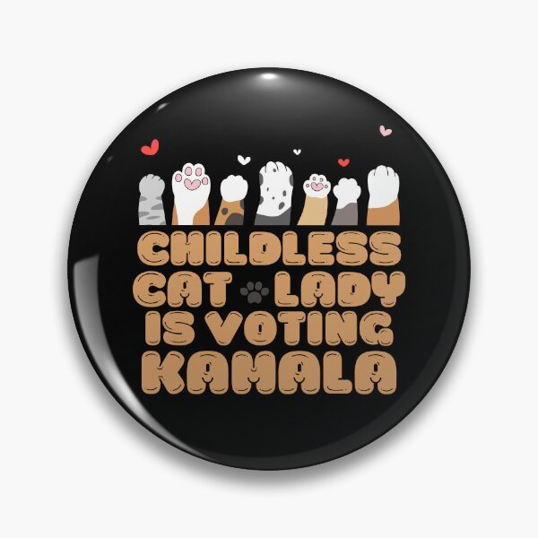 Item preview, Childless-Cat-Lady-Is-Voting-Kamala designed and sold by Only Legends.