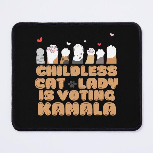 Item preview, Childless-Cat-Lady-Is-Voting-Kamala designed and sold by Only Legends.