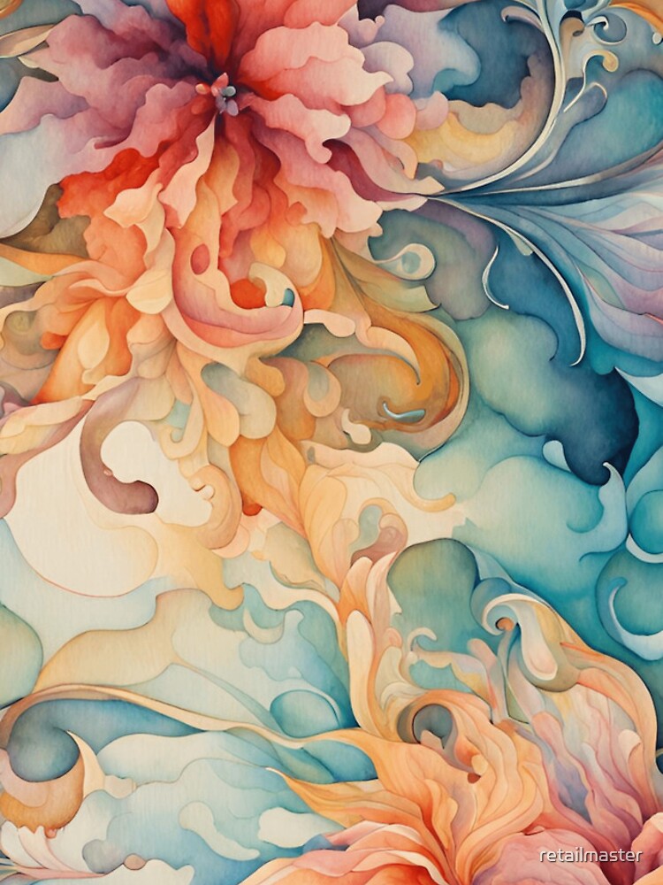 Thumbnail 4 of 4, iPhone Case, Abstract Flower Pattern designed and sold by retailmaster.