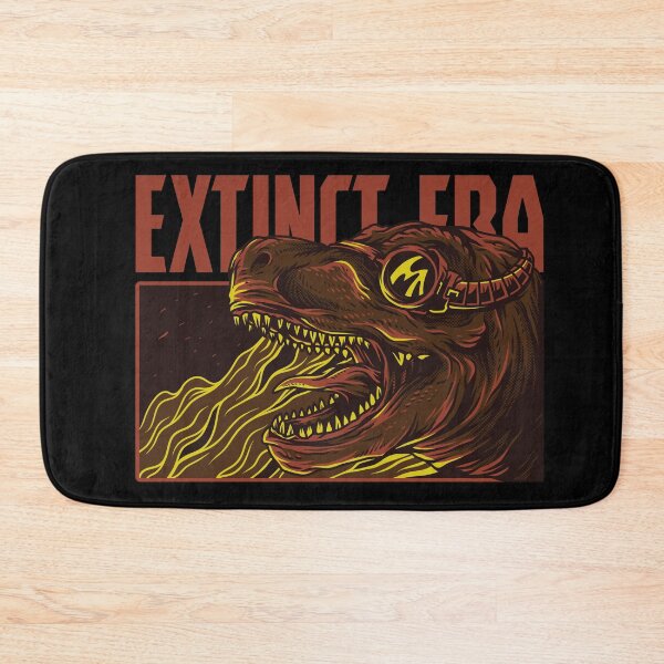 Item preview, Extinct Era: Retro Cyber Dinosaur - Fiery Kaiju Art for Sci-Fi and Vintage Lovers designed and sold by Jessica  art.