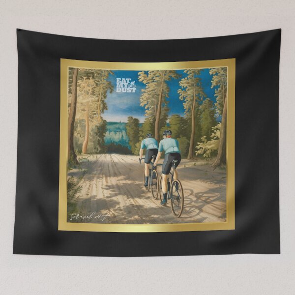 Item preview, Cycling Art - Gravel Cycling Dreams - Eat My Dust designed and sold by EatMyDust-Bike.