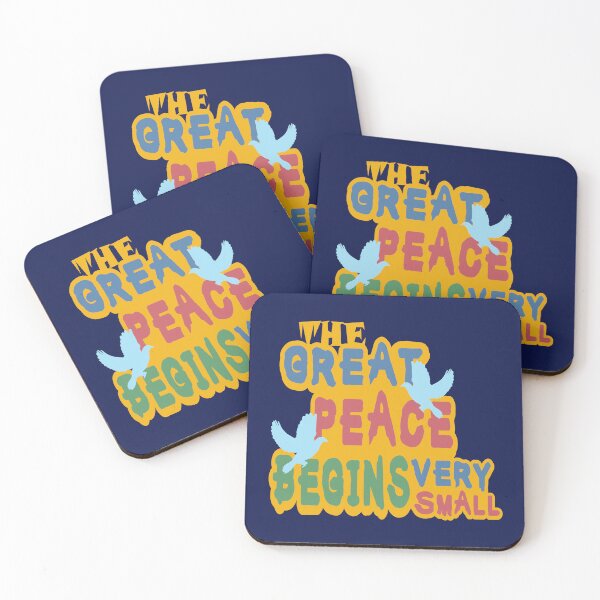 Item preview, The Great Peace Begins Very Small designed and sold by iamdesigns14.