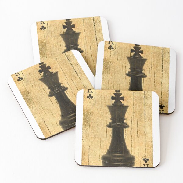 Artikelvorschau, König der Kreuz – Design einer Schachkönigkarte im Vintage-Stil entworfen und verkauft von chesstopia.