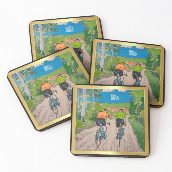 Item preview, Cycling Pop Art - Gravel Ride, Cheers For Dragging Me Back - Eat My Dust designed and sold by EatMyDust-Bike.