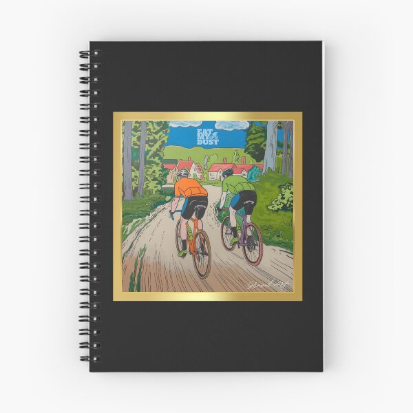 Aperçu de l'œuvre Pop Art cycliste – J'adore mon vélo gravel – Mange ma poussière créée et vendue par EatMyDust-Bike.
