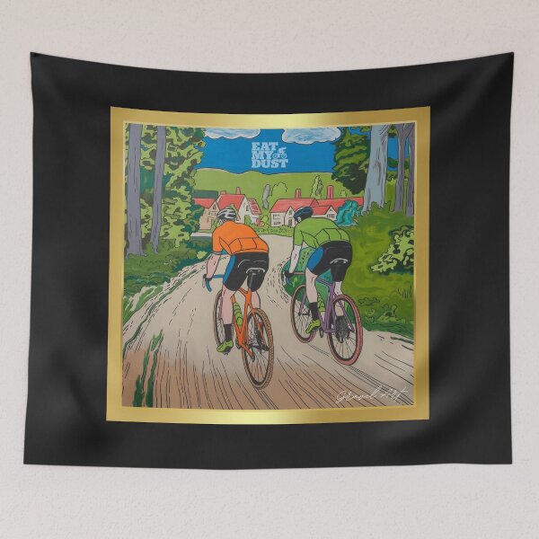 Item preview, Cycling Pop Art - I'm Loving My Gravel Bike - Eat My Dust designed and sold by EatMyDust-Bike.