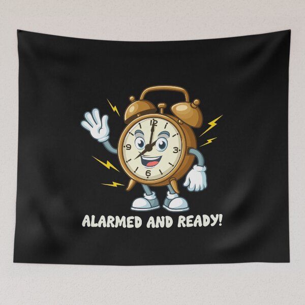 Item preview, Alarmed and Ready! Funny Quote Back to School designed and sold by stylishdzign.