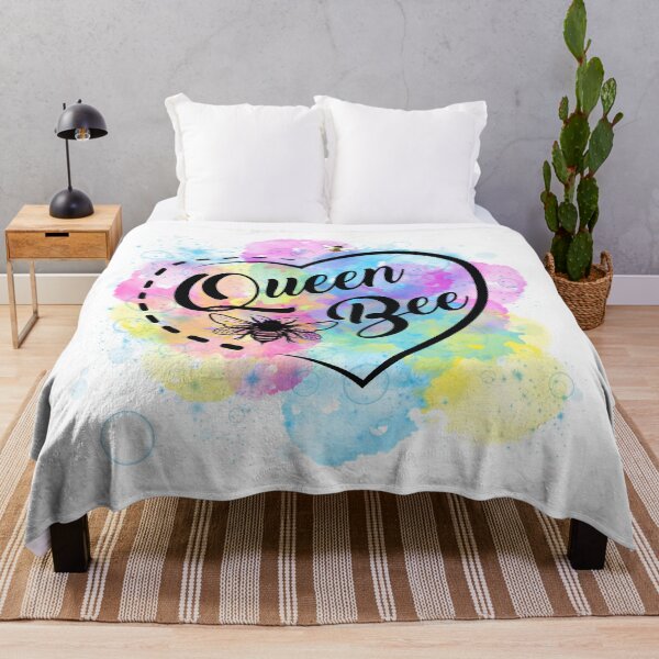 Item preview, Queen Bee Heart Watercolor Design designed and sold by TOA Timeless Original Apparel.