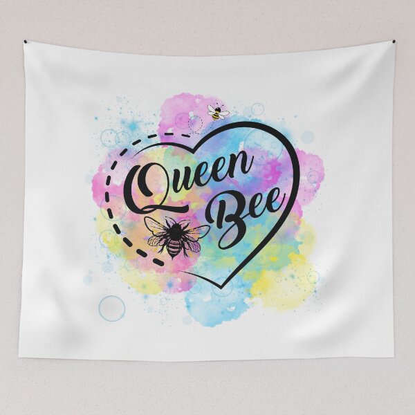 Item preview, Queen Bee Heart Watercolor Design designed and sold by TOA Timeless Original Apparel.