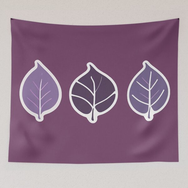 Item preview, Fall Season Purple Leaves designed and sold by MadnessEnvelope.