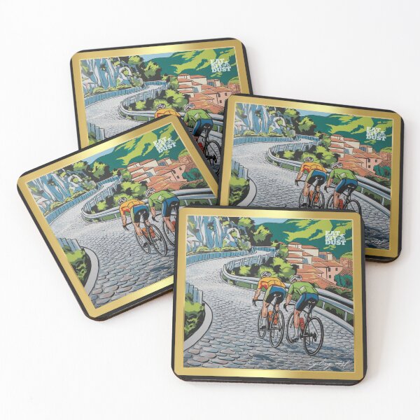 Item preview, Cycling Art - Still Better Than The Roads At Home - Eat My Dust designed and sold by EatMyDust-Bike.