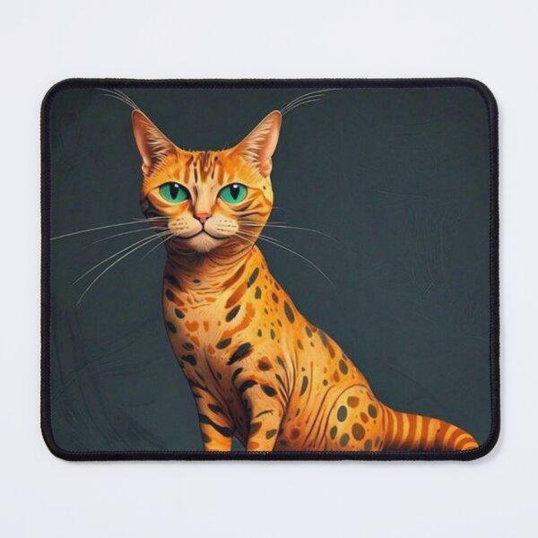 Item preview, Mozz The Mottled Cat designed and sold by Owl-o-the-wisp.