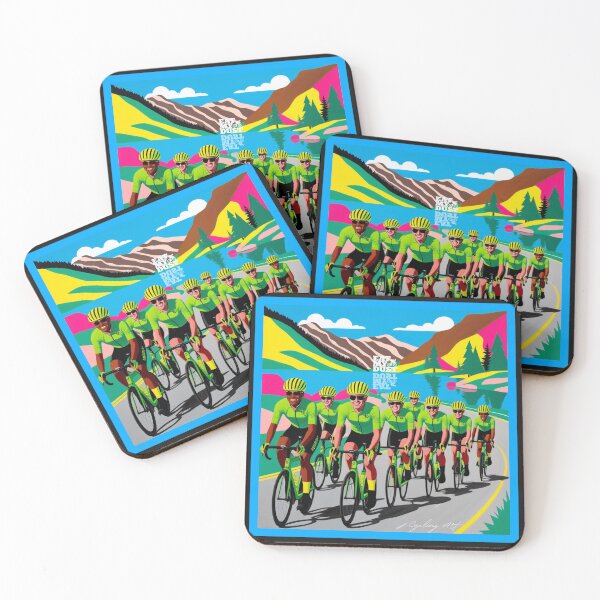 Item preview, Cycling Art - A Perfect Peloton - Eat My Dust designed and sold by EatMyDust-Bike.