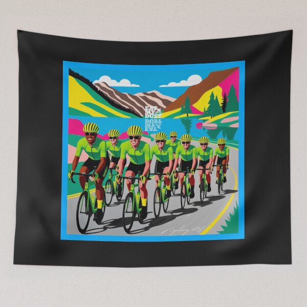 Item preview, Cycling Art - A Perfect Peloton - Eat My Dust designed and sold by EatMyDust-Bike.