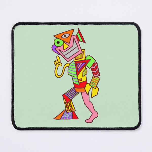 Item preview, Goobly Doobly Wacky Pomo Abstract Man designed and sold by TeneseKeshi.