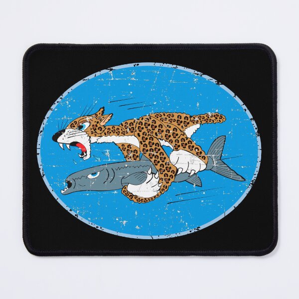 Item preview, USN VC-13 Cat Baby Flat Top Patch - Grunge Style designed and sold by pzd501.