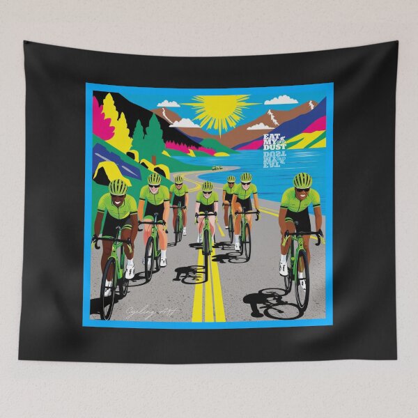 Item preview, Cycling Art - One More Hill Chaps - Eat My Dust designed and sold by EatMyDust-Bike.