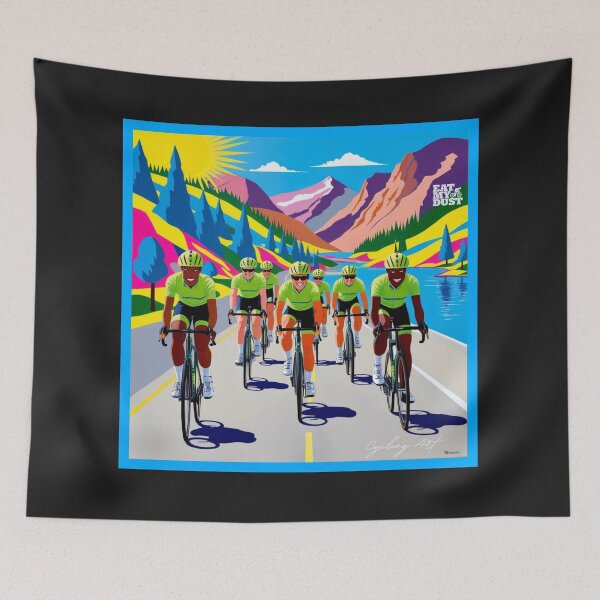 Item preview, Cycling Art - Awesome Ride Today - Eat My Dust designed and sold by EatMyDust-Bike.