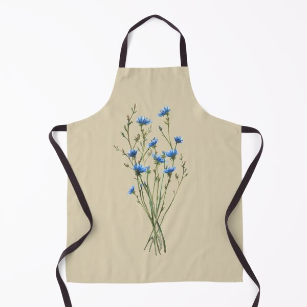 Item preview, Bouquet of watercolor wild flowers and field plants. Blue chicory bunch floral sticker. designed and sold by BartolArt.