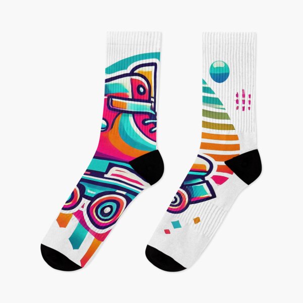 Item preview, Retro 80s Roller Skate Design designed and sold by Genady.
