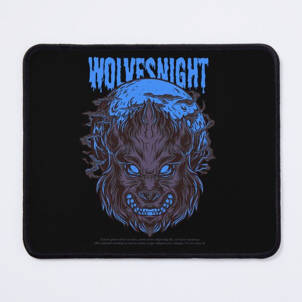 Item preview, Wolves Night: Fierce Wolf Art Print – Abstract Street Art for Wild Interiors designed and sold by Jessica  art.