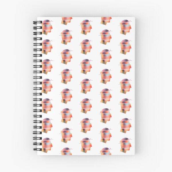 Item preview, Abstract Mindscape: Human Head Infographic Art designed and sold by K-Boutiques.