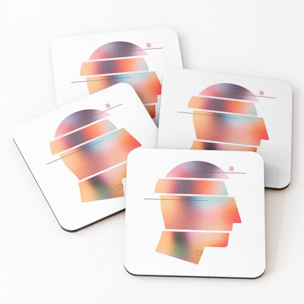 Item preview, Abstract Mindscape: Human Head Infographic Art designed and sold by K-Boutiques.