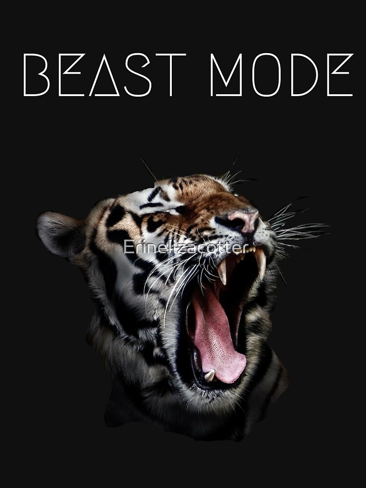 BEAST MODE TIGER YAWN by Erinelizacotter