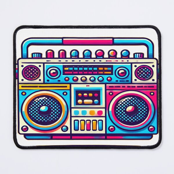 Item preview, Diseño retro de un boombox de los años 80 designed and sold by Genady.