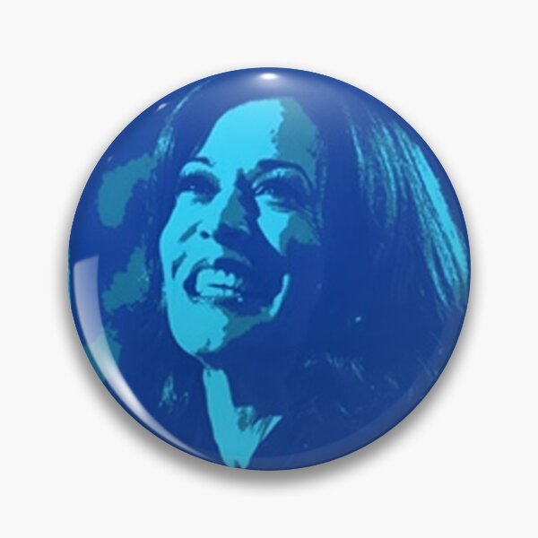 Item preview, Kamala Harris  Smiling at DNC - VOTE BLUE designed and sold by Thelittlelord.