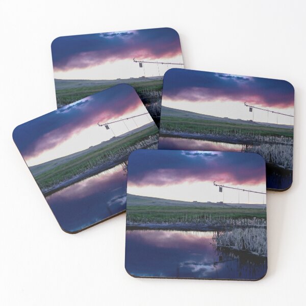 Item preview, Reflections of an irrigation pond designed and sold by Robert Fleetwood.