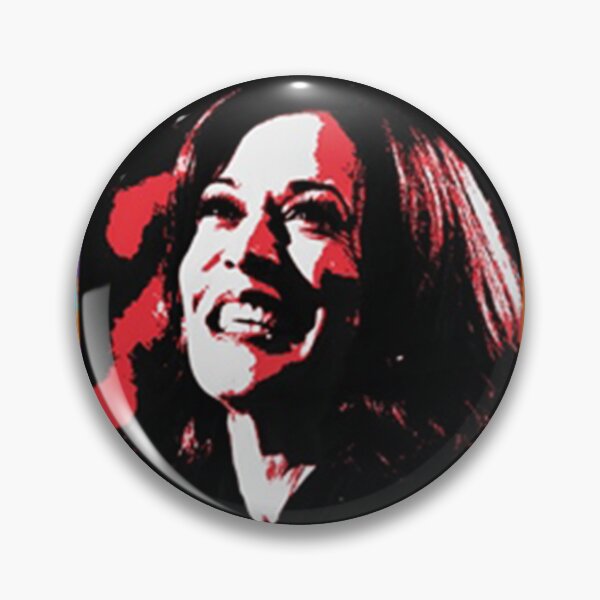 Item preview, Kamala Harris  Smiling at DNC - Joyful Warrior designed and sold by Thelittlelord.